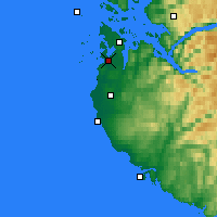 Nearby Forecast Locations - Stavanger - Map