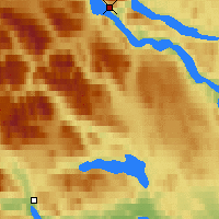 Nearby Forecast Locations - Stora Sjofalle - Map