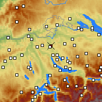 Nearby Forecast Locations - Bülach - Map