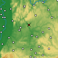 Nearby Forecast Locations - Mosbach - Map