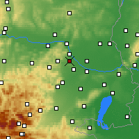 Nearby Forecast Locations - Vienna - Map