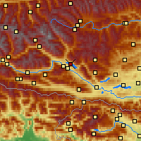 Nearby Forecast Locations - Millstatt - Map