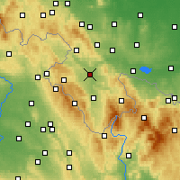 Nearby Forecast Locations - Kłodzko - Map