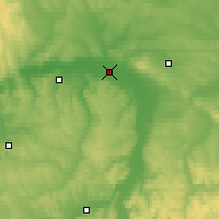 Nearby Forecast Locations - Kansk - Map