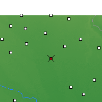 Nearby Forecast Locations - Bareilly - Map