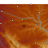 Nearby Forecast Locations - Lingtai - Map