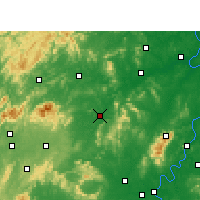 Nearby Forecast Locations - Shuangfeng - Mapa