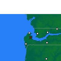 Nearby Forecast Locations - Banjul - Mapa