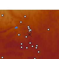 Nearby Forecast Locations - Pretoria/Irene - Map