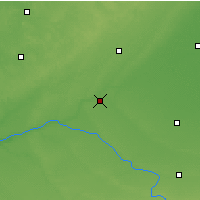 Nearby Forecast Locations - Fort Wayne - Map