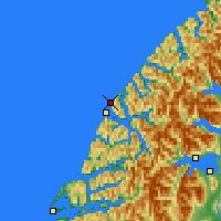 Nearby Forecast Locations - Secretary Island - Map