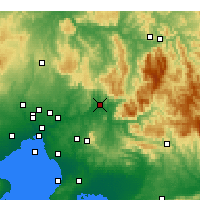 Nearby Forecast Locations - Tarrawarra - Mapa