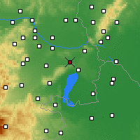 Nearby Forecast Locations - Bruck an der Leitha - Map