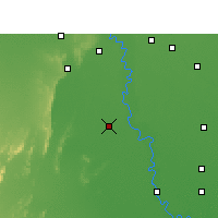 Nearby Forecast Locations - Hodal - Map