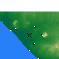 Nearby Forecast Locations - Manavadar - Map