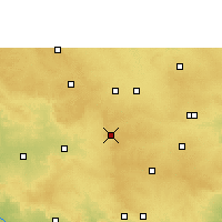 Nearby Forecast Locations - Vikarabad - Map