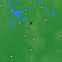 Nearby Forecast Locations - Biała Piska - Map