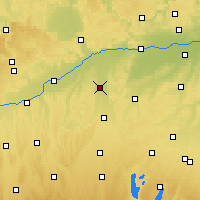 Nearby Forecast Locations - Meitingen - Map