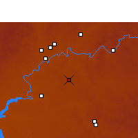 Nearby Forecast Locations - Viljoenskroon - Map