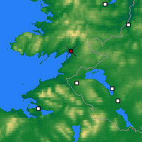 Nearby Forecast Locations - Donegal - Mapa