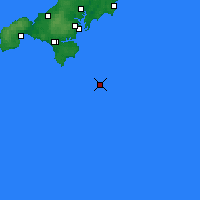 Nearby Forecast Locations - Lizard Point - Map