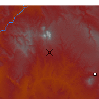 Nearby Forecast Locations - Blanding - Map