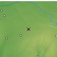 Nearby Forecast Locations - Muncie - Map