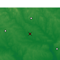 Nearby Forecast Locations - Lufkin - Map