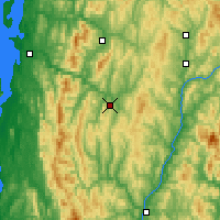 Nearby Forecast Locations - Montpelier - Map