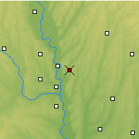 Nearby Forecast Locations - Council Bluffs - Map