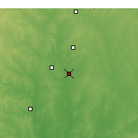 Nearby Forecast Locations - Coffeyville - Map