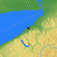 Nearby Forecast Locations - Dunkirk - Map