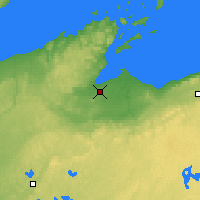 Nearby Forecast Locations - Ashland - Map