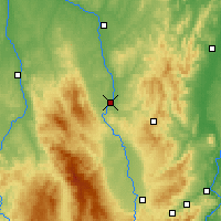 Nearby Forecast Locations - Roanne - Map