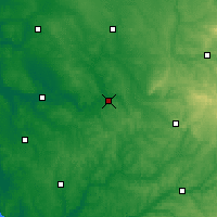 Nearby Forecast Locations - Angoulême - Map