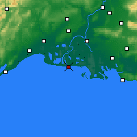 Nearby Forecast Locations - Saintes-Maries-de-la-Mer - Map