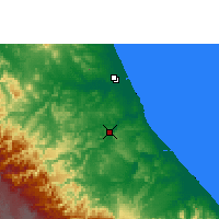 Nearby Forecast Locations - Poza Rica - Map