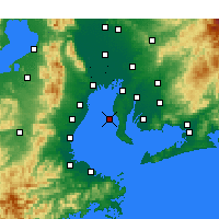 Nearby Forecast Locations - Tokoname - Map