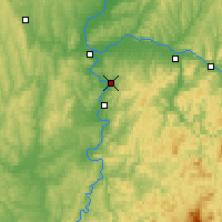 Nearby Forecast Locations - Osinniki - Map