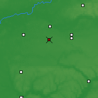 Nearby Forecast Locations - Bakhmach - Map