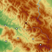 Nearby Forecast Locations - Rakhiv - Map