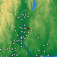 Nearby Forecast Locations - Ellington - Map