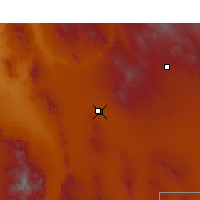 Nearby Forecast Locations - Lordsburg - Map