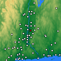 Nearby Forecast Locations - South Windsor - Map