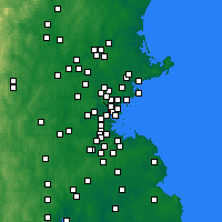 Nearby Forecast Locations - Everett - Map