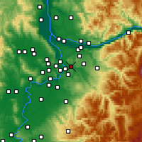 Nearby Forecast Locations - Clackamas - Map