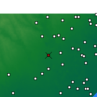 Nearby Forecast Locations - East Bernard - Map