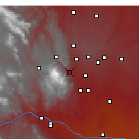 Nearby Forecast Locations - Manitou Springs - Map