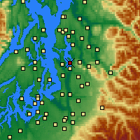 Nearby Forecast Locations - Mercer - Map