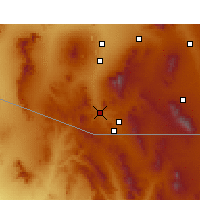 Nearby Forecast Locations - Rio Rico - Map